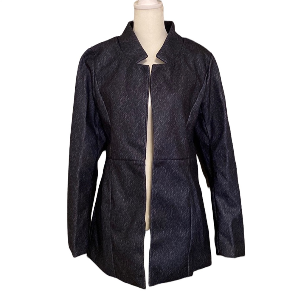 Open front modern style blazer jacket